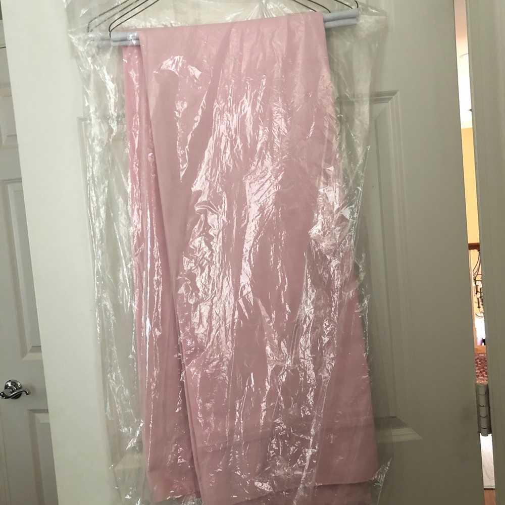 Pair Pottery Barn Kids Pink Lined Panels 44x63 EUC